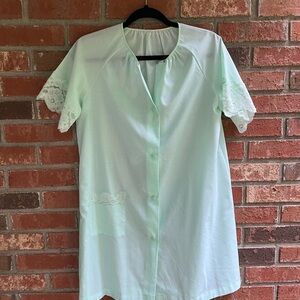 SHADOWLINE VINTAGE Mint Green Babydoll Robe Robe XXS or tween